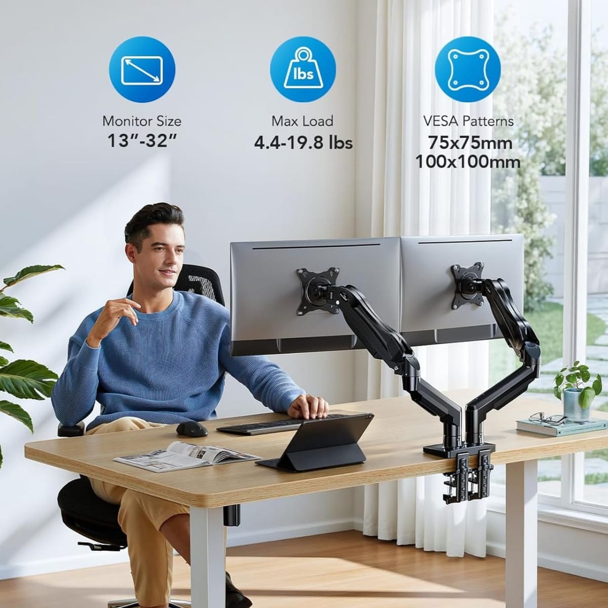 HUANUO FlowLift™ Dual Monitor Stand Review – The Full-Motion Desk Mount That Transforms Your Workspace Setup